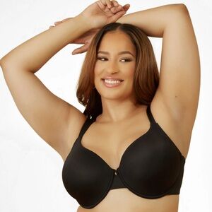 Ashley Stewart Full Coverage Micro Underwired Lace T-Shirt Bra Sodalite 46D